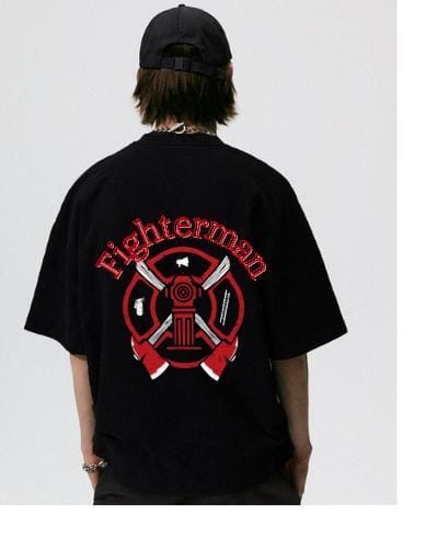 Fighterman Unisex Oversized T-Shirt