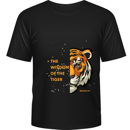 "Wisdom of the Tiger – Brooklyn Edition Tee" 🐅🖤