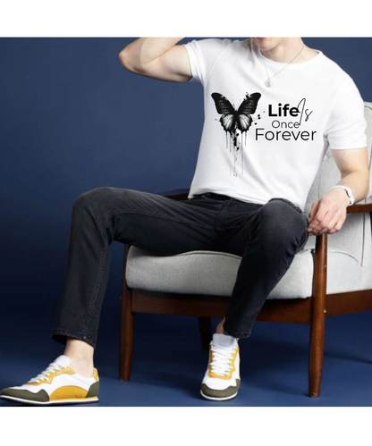 Life Is Forever Butterfly Tee