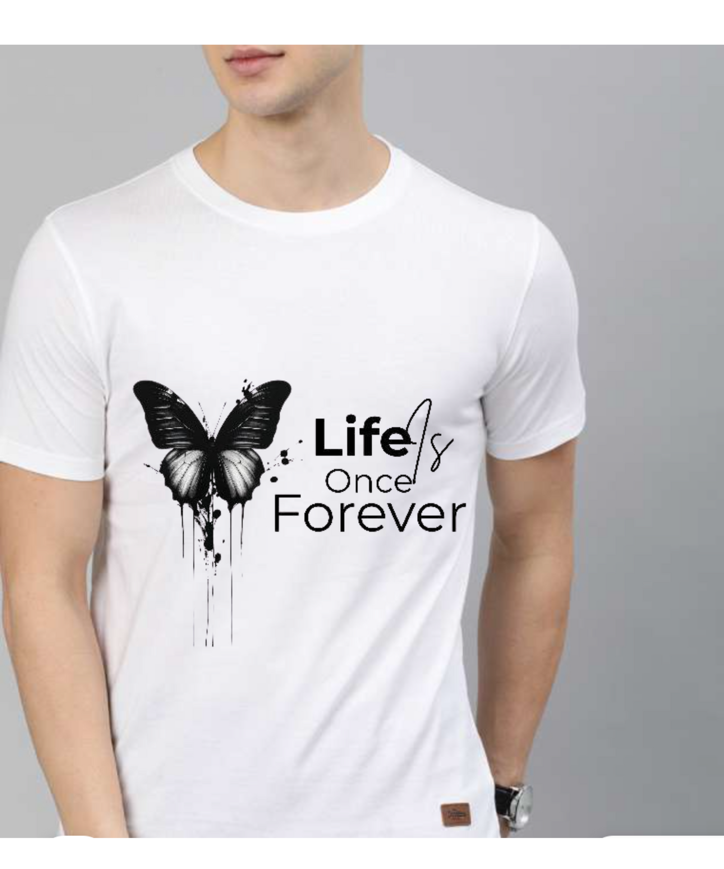 Life Is Forever Butterfly Tee