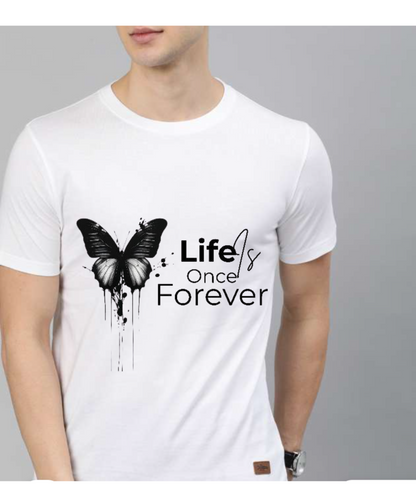 Life Is Forever Butterfly Tee