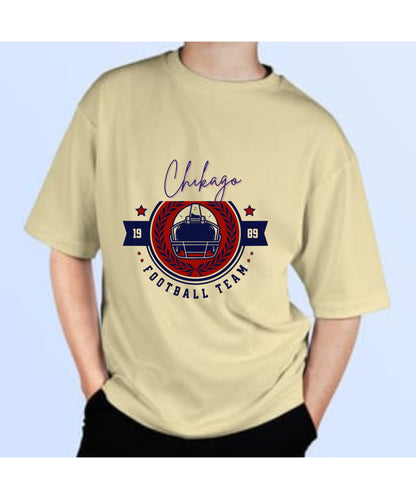 Vintage Chicago Football Team Tee – 1989 Retro Sportswear